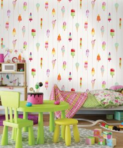Alternative view of Papel De Pared Make Believe – Lollipops Multi 12450